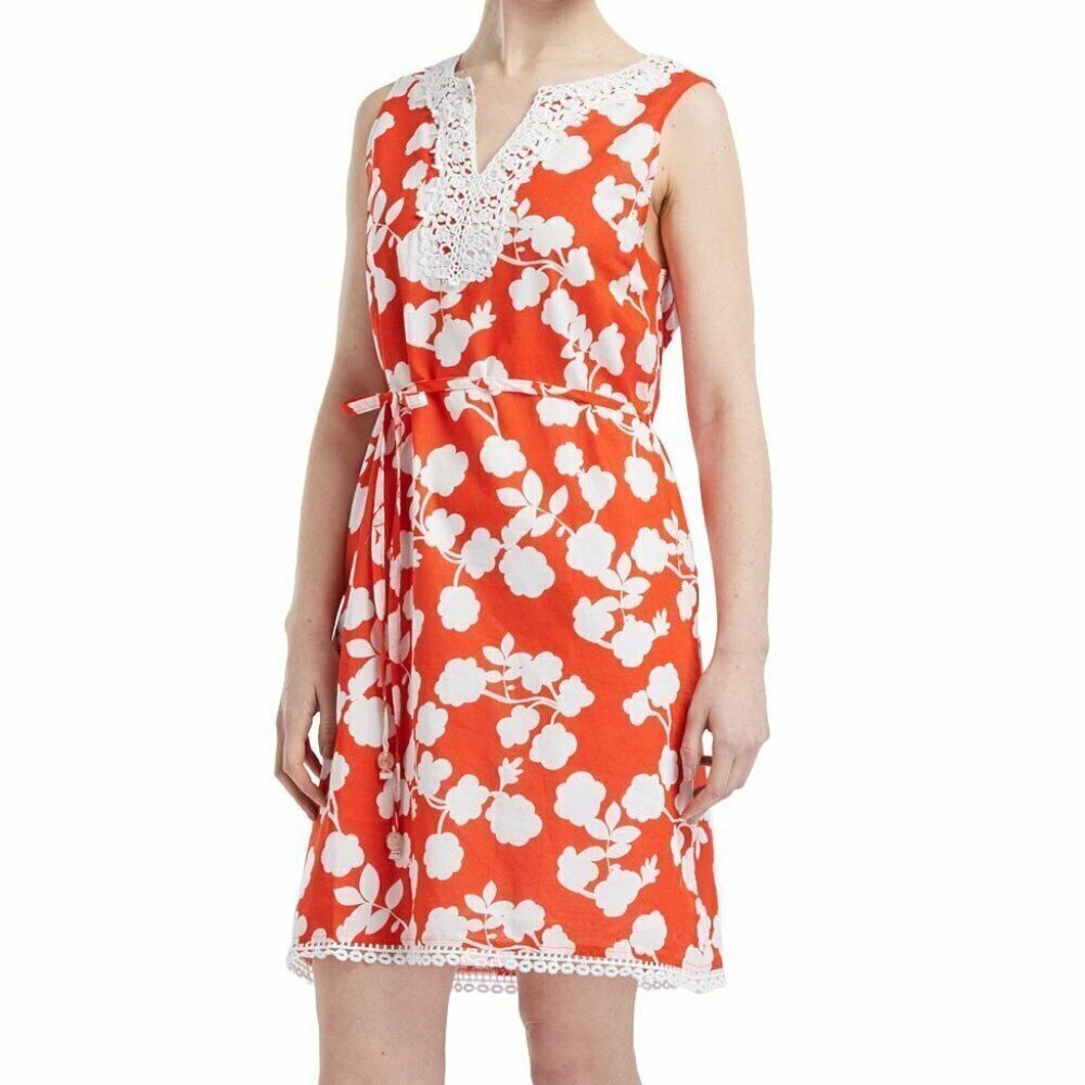 Mudpie Small‎ Sleeveless Avery Crochet Shift Dress